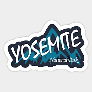 Yosemite National Park California Mountains Sticker